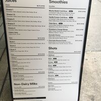 Placard. at Pressed Juicery - Lexington in New York City