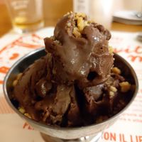 Chocolate sorbet at Berberè - Centrale in Milan