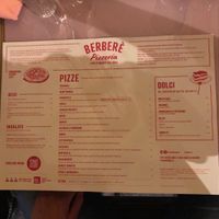 Karte at Berberè in Verona