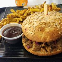The terryaki mushroom burger at Copper Branch in Strasbourg