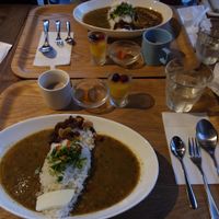 1000 Yen set menu (available for lunch & dinner) at Nanahoshi Curry in Kanazawa