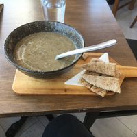 Soup at Meli Cafe in Newcastle Upon Tyne