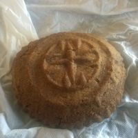 Wine, orange and cardamom cookie at Meli Cafe in Newcastle Upon Tyne