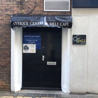 Entrance  at Meli Cafe in Newcastle Upon Tyne