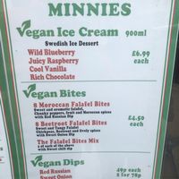 Vegan menu 2 at Minnies Pizza in Exmouth