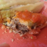 3 tamales come with dinner, hearty with black beans. Ranchero + added Pico help enhance flavor. at Su Casa Restaurante in South Haven