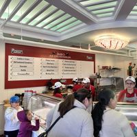   at Sadie's Ice Cream in Mackinac Island