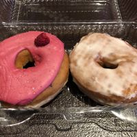 The donuts I bought  at Five Daughters Bakery in Atlanta