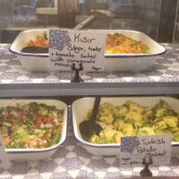 Vegan salads at Turkish Tukka in Launceston