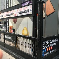 To find this place, go down into the 59th/Columbus Circle subway, and look for the Turnstyle food court. at Pressed Juicery - Columbus Circle in New York City