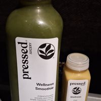 Left is nourishing. Right is strong. at Pressed Juicery - Columbus Circle in New York City