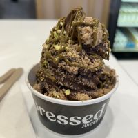Dubai sundae swapped the strawberries for cookie crumble - delicious!   at Pressed Juicery in Roseville
