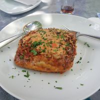 Vegan lasagne at Rossini in Estenfeld