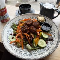 Falafel salad  at Contour Cafe in Aberdeen