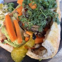 Bahn Mi for the second time at Boulenc in Oaxaca