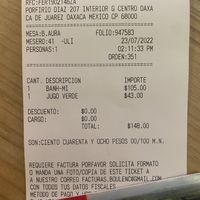 $7.20 (before I added tip)  at Boulenc in Oaxaca