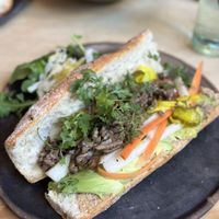 Bahn Mi (the second time)  at Boulenc in Oaxaca