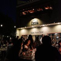 Patio at Ciccia Osteria in San Diego