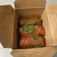 Vegan Holubtsi  at Kozak Ukraїnian Eatery in New Westminster