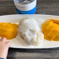 Mango and sticky rice  at My Vegan in Pasadena