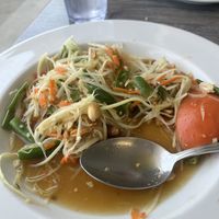 Papaya salad- moreish!  at My Vegan in Pasadena
