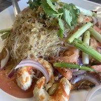 Mung bean noodle salad  at My Vegan in Pasadena