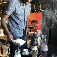 Eritrean coffee ritual  at Zaion Horn of Afrika in Umea