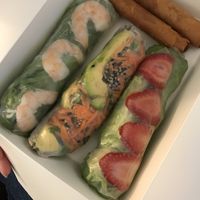 Huge spring rolls at Goi Cuon in San Diego
