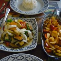 38.Pad Nam Man Hoi and 40.Pad Preaw Waan at Pinto Thai in Enschede