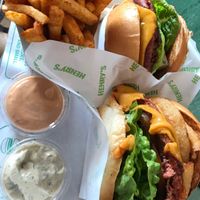 Burgers at Henry's Burgers in Fitzroy