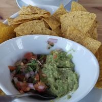 Nachos with salsa and guacamole at Native Kitchen in Dalton