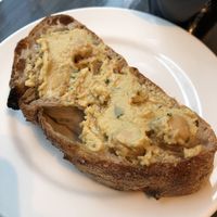 Hummus and bread  at The City Bakery  in Tokyo