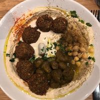 Complete Hummus Bowl at Hummus Bar - Király Utca in Budapest