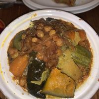 Vegan cous cous   at Fine Mama in Marrakech