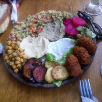 Vegetarian Mezze at Fine Mama in Marrakech