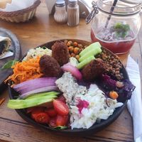Falafel bowl at Fine Mama in Marrakech