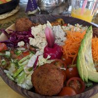 Mama Falafel Bowl at Fine Mama in Marrakech