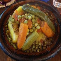 Vegetable tagines at Fine Mama in Marrakech