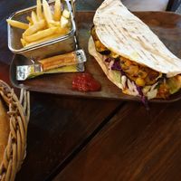 Eggplant sandwich at Fine Mama in Marrakech