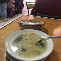 Starter soup at El Olivo in Cusco