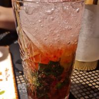 Raspberry mojito at Peter Pane - East Side Mall in Berlin