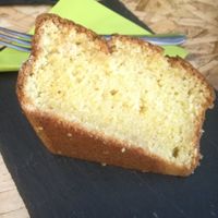 Vegan orange almond cake at Senso Unico in Olbia