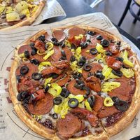 BBQ pizza  at Rapid Fired Pizza in Springfield