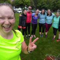 Training - no matter what weather it is at Nicole Turtschi in Spiez