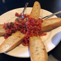 Bruschetta made vegan at Provision Restaurant in Port St Joe