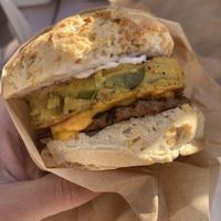 Breakfast Sandwich  at Erin McKenna's Bakery in Santa Monica
