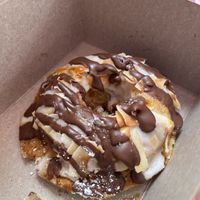 Samoa donut  at Erin McKenna's Bakery in Santa Monica