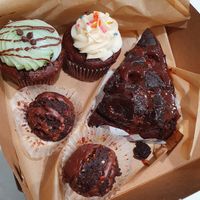 Chocolate cake at Erin McKenna's Bakery in Santa Monica