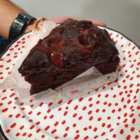 Chocolate cake at Erin McKenna's Bakery in Santa Monica
