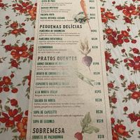 Cardápio vegano  at Emporio Canela in Canela